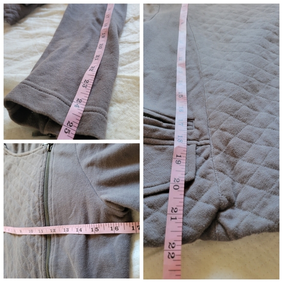 Soft Joie | Casual Gray Quilted Moto-Style Jacket (SIZE S) - Picture 11 of 12